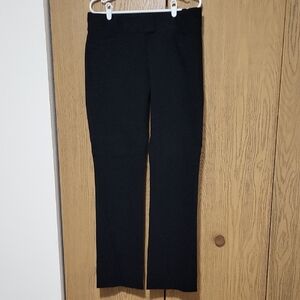 The Limited Women's Black Stretchy Straight Leg Pants Trousers Size 12